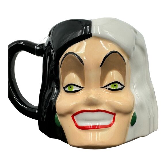 Disney Villains Cruella Deville COFFEE MUG Tea Cup Jumbo 20 OZ BioWorld New 2021 - Picture 2 of 11